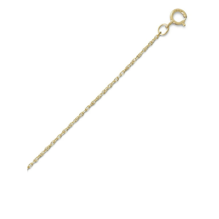 Rope Chain Necklace 14k Yellow Gold-filled 1.1mm Width - Made in the USA Rope Chain Necklace 14k Yellow Gold-filled 1.1mm Width - Made in the USA