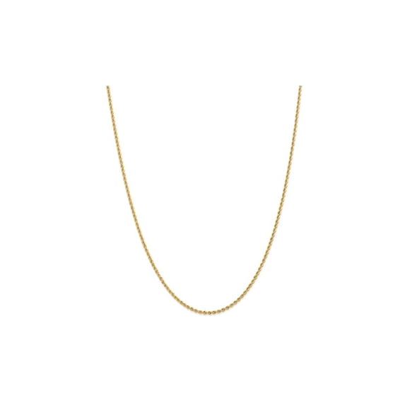 Gem & Harmony Rope Chain Necklace in 14K Yellow Gold 20 inches (2.00 mm) for Men