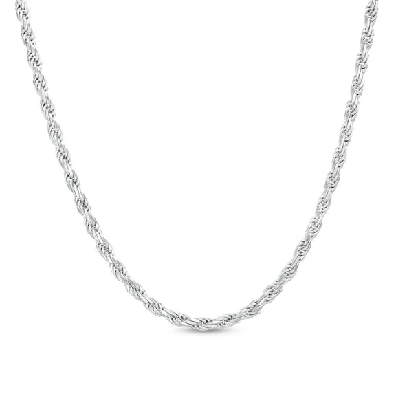 Rope Chain Solid Sterling Silver 2.1mm 22"
