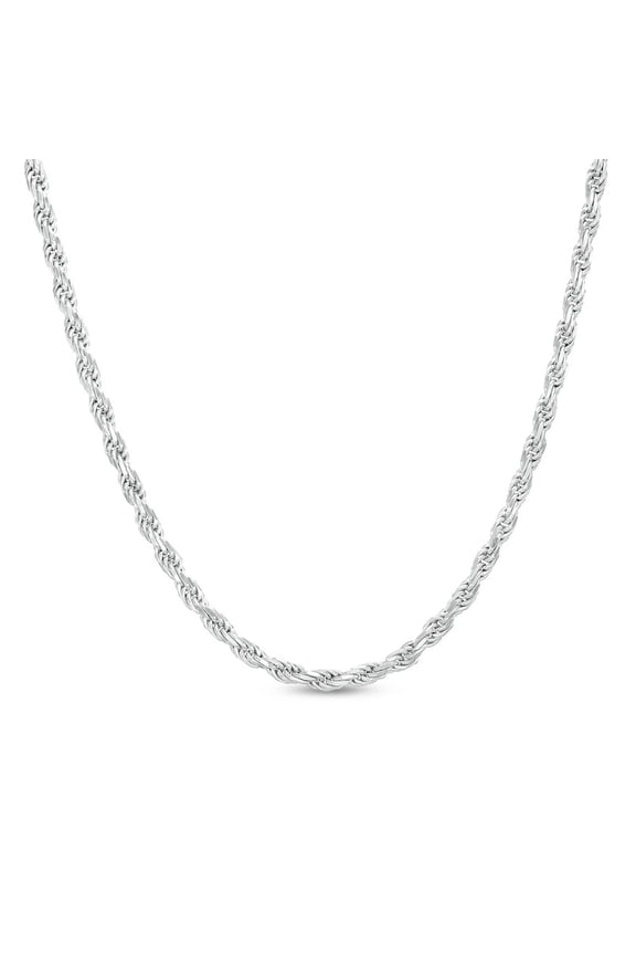Rope Chain Solid Sterling Silver 5.1mm 22"