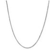thumbnail image 1 of Rope Chain Womens Mens 24 Inch Sterling Silver 1mm Width Ginger Lyne Collection, 1 of 3