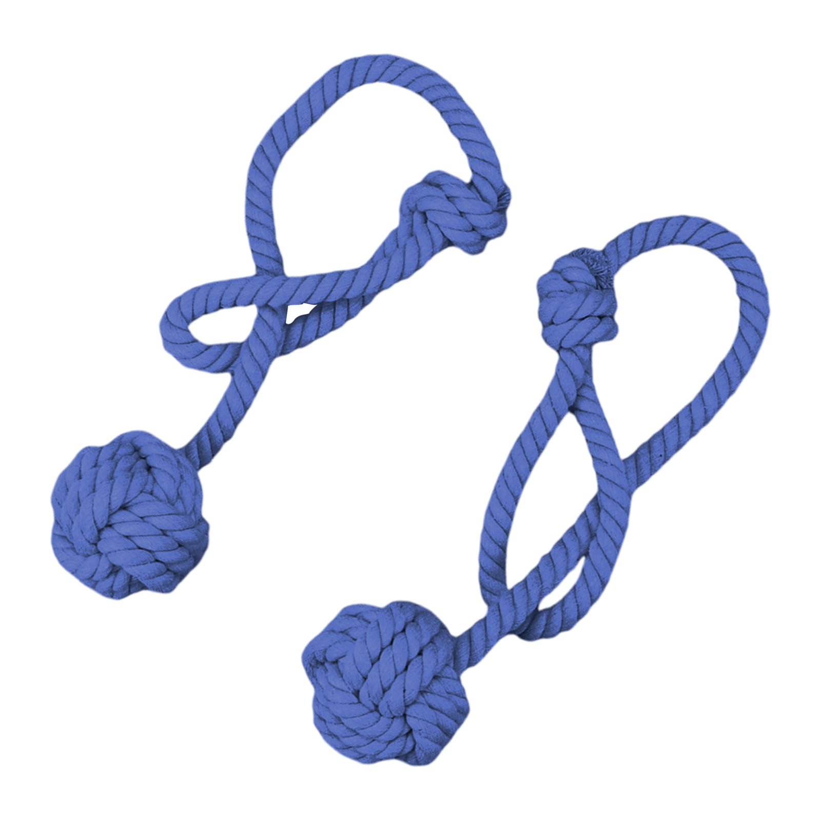 Wrap Rope Ends Rope Curtain Tiebacks, 2 Pack Cotton Yarn Holdbacks with Hand-Braided ...