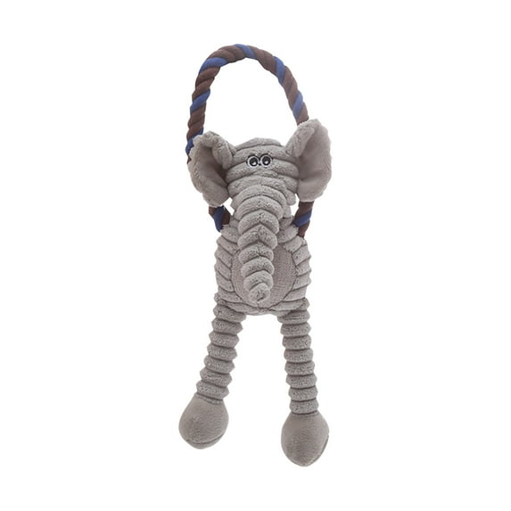 Rope Dog Toys to Keep Them Busy - Tug of War Dog Toys for Boredom Plush Interactive Squeaky Puppy Toys for Small Medium Large Dogs