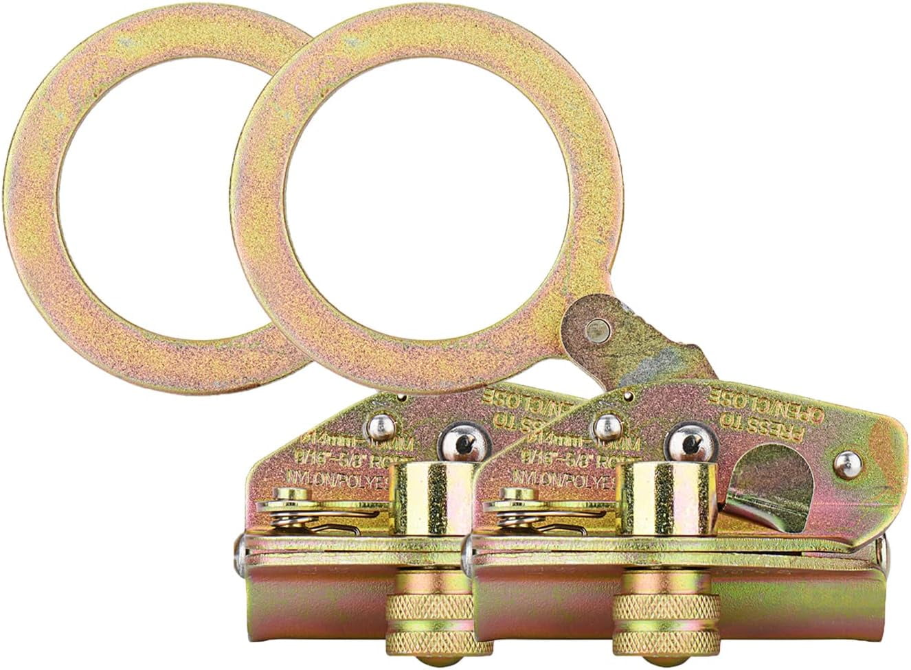 Rope Grab Ascender Fall Protection 25KN Riser Adjuster Fits 9/16