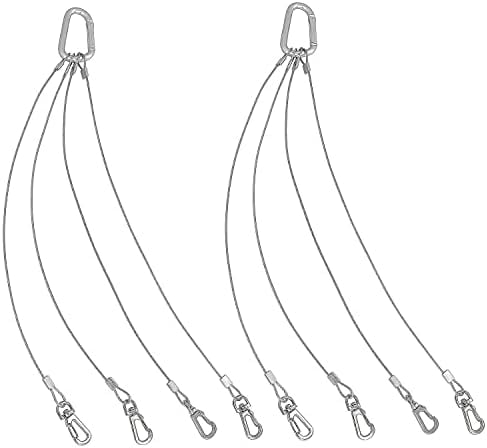 Rope Hanger 2pcs 304 Stainless Steel Basket Plant Hanger Holder Light ...