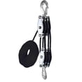 thumbnail image 1 of Rope Hoist,Pulley Block System,Heavy Duty Lifting Tool,2200 Lbs Breaking Strength 1100lb Loading Capacity Block and Tackle Pulley System Heavy Duty Lifting Tool for Warehouse Garage Use,Black, 1 of 9