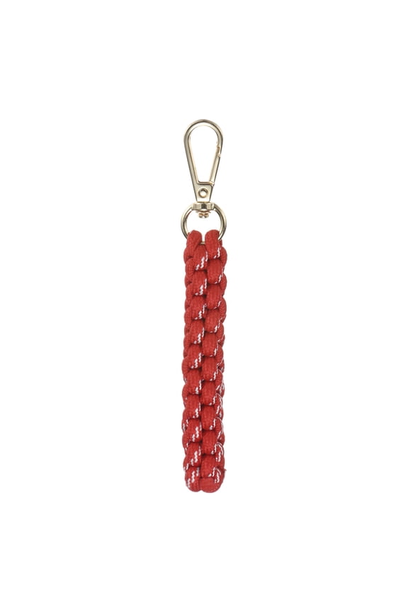 Rope Keychain [1PCS] - Keychain Boho Bag Charm - [Red] Braided Keychain