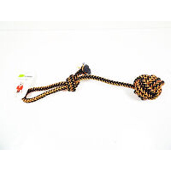 Rope Knot Ball for Dogs Tug & Throw Toys Assortment Dog Toy Orange