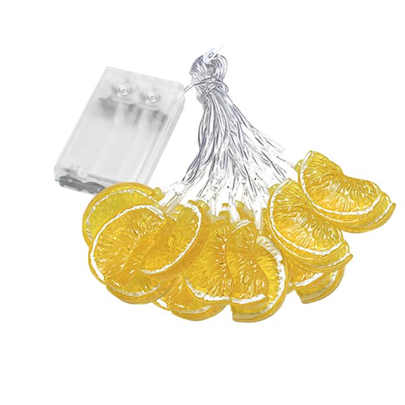 Rope Lights Indoor 8 Feet String Lights for Bedroom under 10 Led Watermelon Light String Pizza Radish Orange Indoor Home Birthday Party Decorative Lights