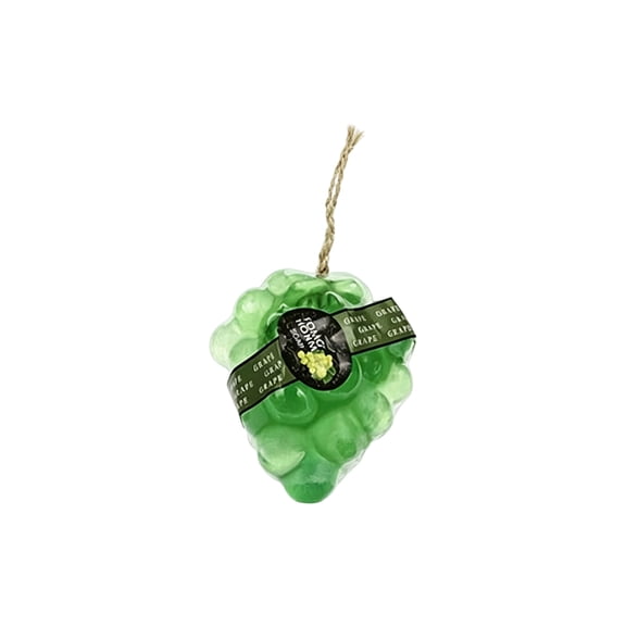 Rope Loop Soap with Sculpted Shape, Handmade Bath Format and Paper Wrap for Guest Bathroom and Shower Shelf Use