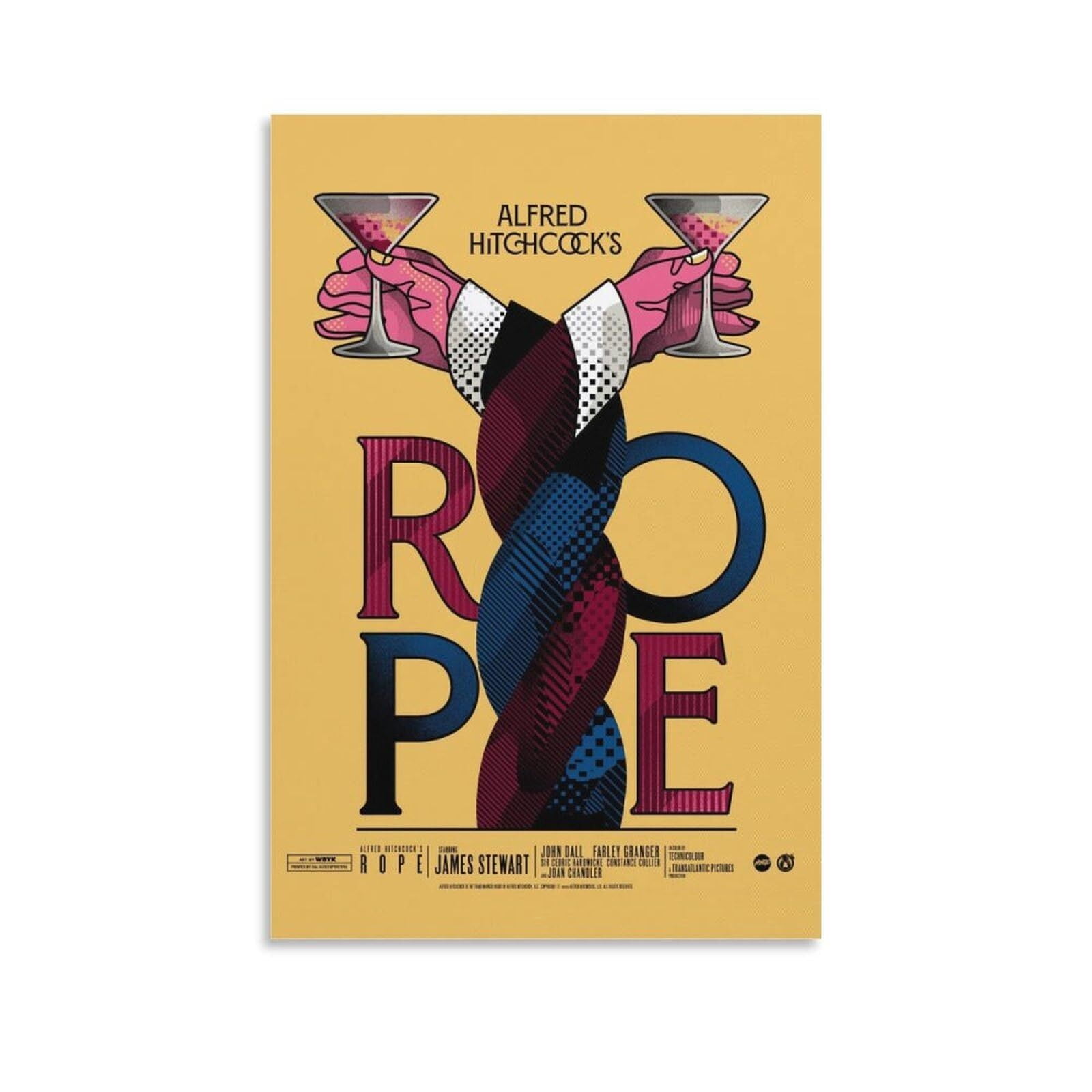 Rope Movie Poster Picture Print Canvas Poster Wall Paint Art Posters ...