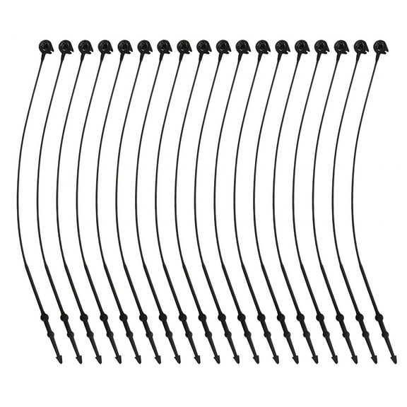 BESTYASH 5000pcs Black Plastic Fastener for Clothing Labels, Security Snap Lock Cord Rope for Garment Tags