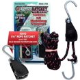 Rope Ratchet 1/4" Adjustable Rope Hanger for Tent & Canopy Tie Downs