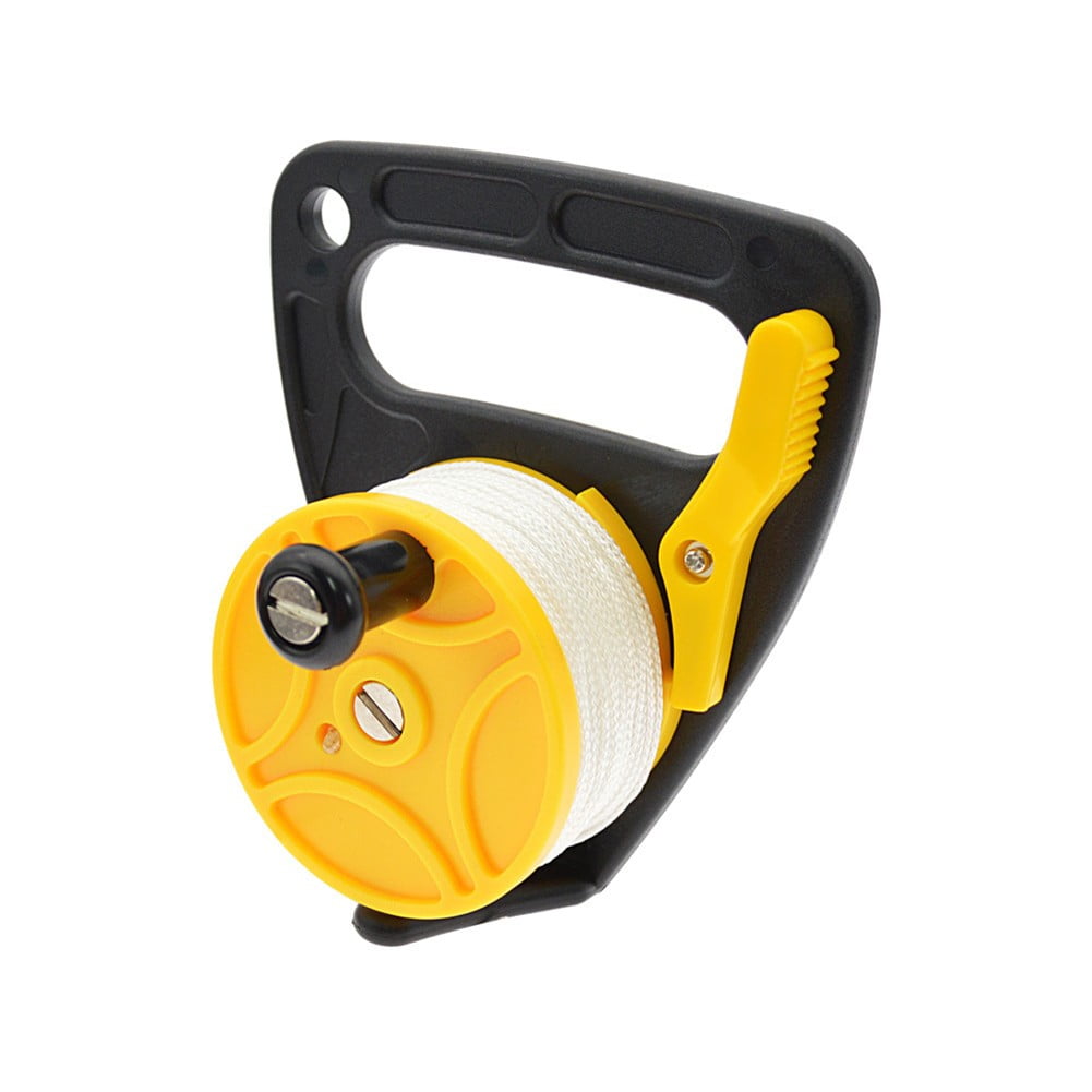 Zymoplas Tauch-Spool Reel Mit Polyester-Seil - Farbige Spulen Für Freediving & Angeln