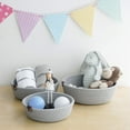 thumbnail image 1 of Rope Storage Basket Set, 3-Piece Home Organizer for Dirty Clothes, Toys, and Miscellaneous Items, Elegant Leather Handles, Soft Yet Durable, Versatile Storage Solution for Any Room, 1 of 6