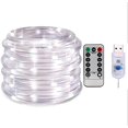 thumbnail image 1 of Rope String Lights, 12M 100LED Rope String Lights Ribbon Mood Rope Light Waterproof USB Tube Lights 8 Modes, 1 of 8