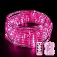 thumbnail image 1 of Rope String Lights, 22M/72ft 200LED Waterproof 8 Mode/Remote Battery Christmas Lights,Battery Powered String Lights Outdoor Indoor for Christmas Decorations, 1 of 8