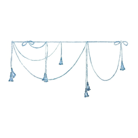 Rope Swag Wall Stencil by DeeSigns