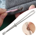 thumbnail image 1 of Rope Threaders, Drawstring Threader Tool Set with Latch, DIY Draw String Clip Replacement Easy Quick Insert Bodkin Sewing Tool Drawstring Puller Tool for Hoodies, Shorts, Pants(Open), 1 of 9