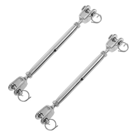 Rope Tightener 2Set Made Of 304 Stainless Steel For Professional Use Featuring Closed Body And Maximum Durability