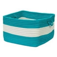 thumbnail image 1 of Rope Walk - Turquoise 18in.x12in. Utility Basket, 1 of 1