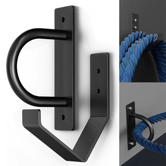 Rope Wall Anchor Kit Wall Mounted Training Rope Storage Tool Fitness Rope Wall Mount
