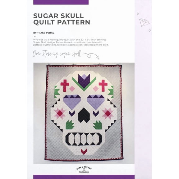 Rope and Anchor Trading Quilting Pattern Sugar Skull - Quilts