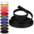 thumbnail image 1 of Rope and Cord Nylon Webbing – 1/2 in. Multipurpose Webbing for Cargo Straps, Pulley Lines, and More! – Black, 50 yards, 1 of 4