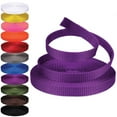 thumbnail image 1 of Rope and Cord Nylon Webbing – 1/2 in. Multipurpose Webbing for Cargo Straps, Pulley Lines, and More! – Purple, 1 of 4