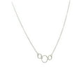 thumbnail image 1 of Rope-style Twist Rings Sterling Silver Cable Chain Necklace With 20"+ 2" Extender, 1 of 3