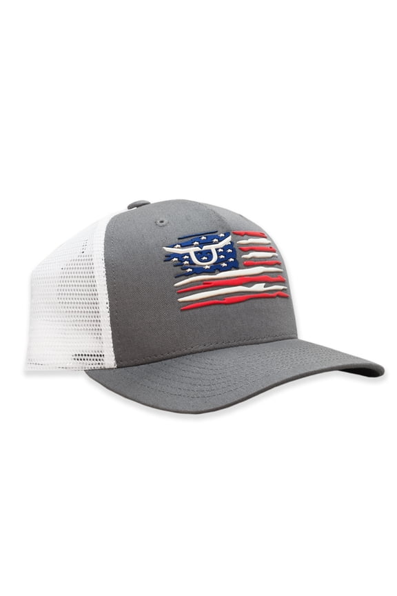 All American Rubber Patch Gray Cap