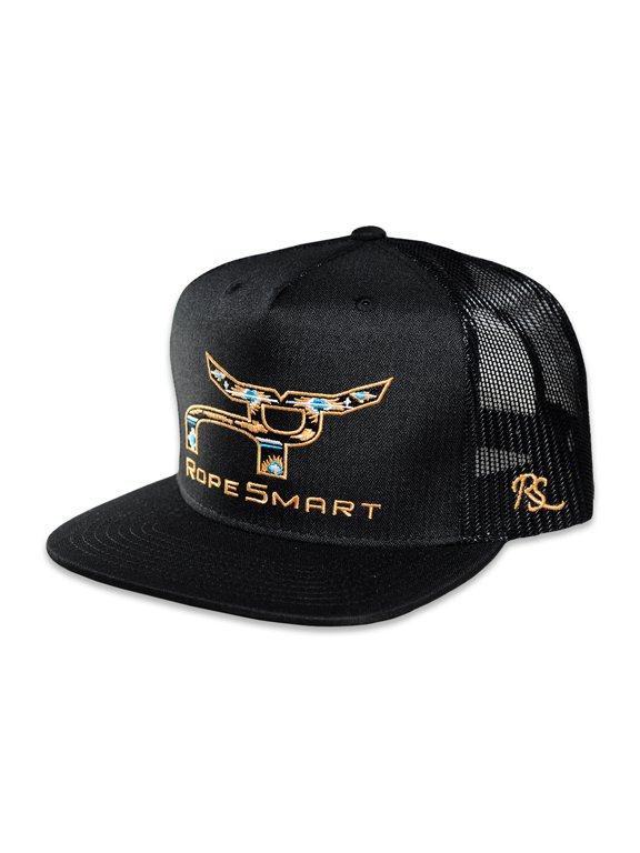 Desert Blue Santa Fe Black Trucker Cap