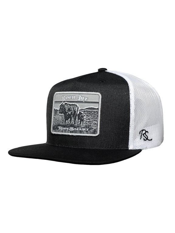 Ranch Life Black Trucker Cap