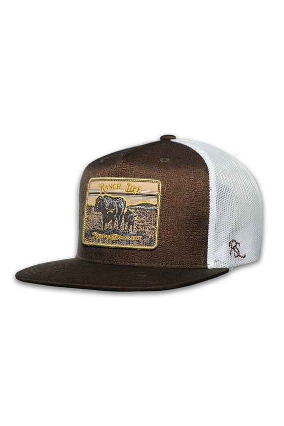 Ranch Life Brown Trucker Cap