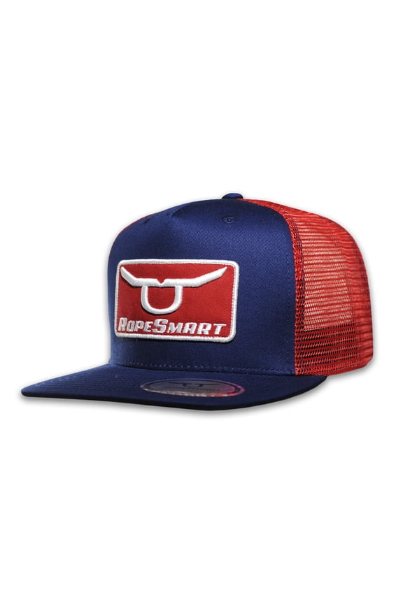 Red & Navy Patch Snapback