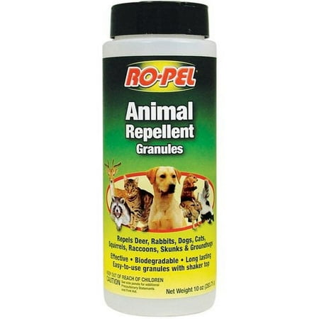 Ropel Animal Repellent Biodegradable, Long Lasting Granules, 10 oz
