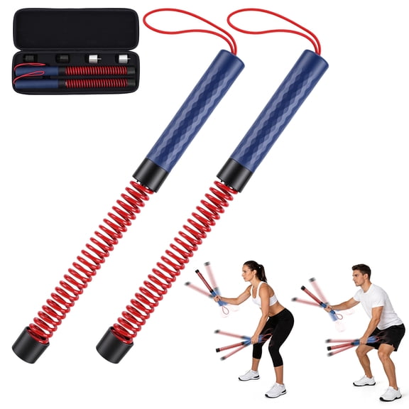 Yucurem Ropeless Battle Ropes, Adjustable Weights Cordless Battle Ropes for Home Gym with Storage Bag,  Strength Training Equipment for Low-Impact Workout, Strength