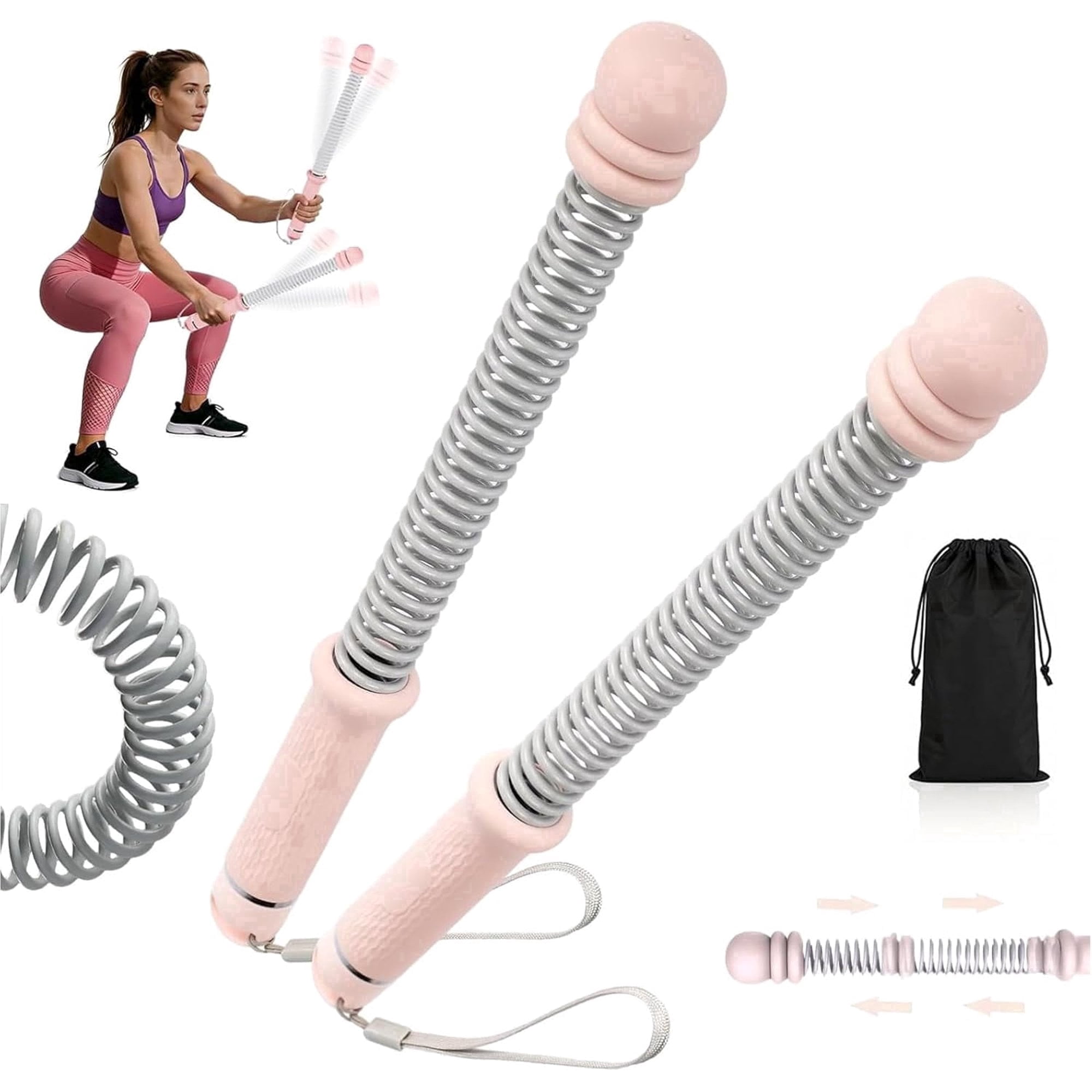 YXLTCLTD 17.3 in Anti-Slip Battle Ropes with 2 Pieces - Walmart.com