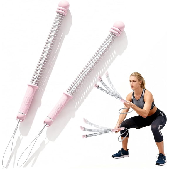 Ropeless Battle Ropes for Exercise Workout Rope, Portable Workout for  Gym, Exercise Battle Ropes for HIIT Workouts, Low- Cardio  (2 ropes with ring pk)