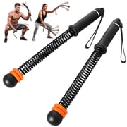 Ropeless Battle Ropes for Home Gym, 2 PCS Cordless Battle Rope with Adjustable Resistance, Low Impact Full Body Workout Equipment