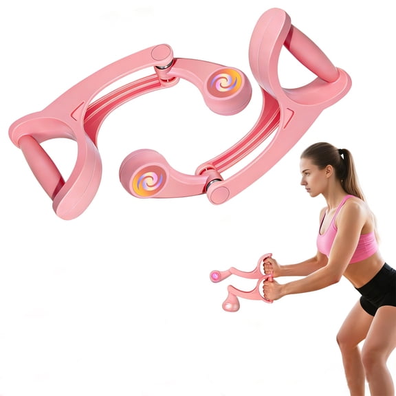 Ropeless Battle Ropes for Home Gym, No Anchor & Portable - Spring Weighted Handles, Tangle-Free & Quiet Training Ropes for Full Body HIIT Workout, Men & Women (Cordless, Space-Saving)