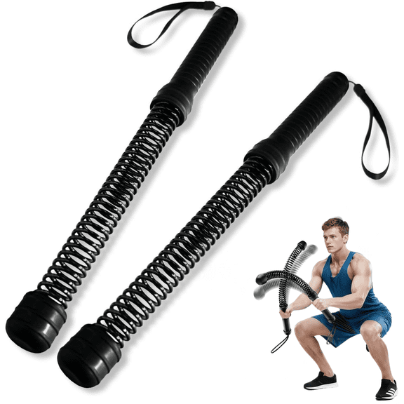 Ropeless Battle Ropes for Home Gym-Portable Cordless Training Rope Fitness Equipment for Men & Women,Weighted Workout Ropes for HIIT,Versatile Exercise Equipment for Home and Travel(Black)