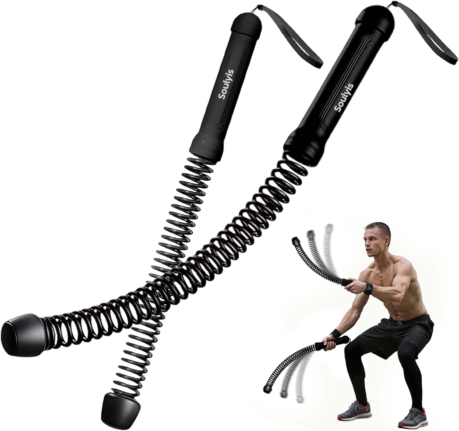 Training Ropeless Ropeless Battle Ropes for Quiet Home Gym - Cordless Training Rope ...