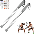 thumbnail image 1 of Ropeless Battle Ropes Weighted — 2 Pack Portable Cordless Battle Ropes for HIIT & Cardio Full-Body Workout Tool with Non-Slip Spiral Handles, Travel-Friendly Home Gym Equipment for Women & Men(Grey), 1 of 8