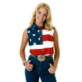 thumbnail image 1 of Roper 0185 Ladies All Stars Stripes Pieced American Flag Red, 1 of 2