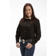 thumbnail image 1 of Roper 0610 Ladies Black Body/Khaki Collar - 6Oz Twill, 1 of 1
