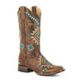 thumbnail image 1 of Roper 7022 All Over Southwest Design Embroidery Tan, 1 of 1