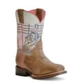thumbnail image 1 of Roper Boys 09-119-7022-8456   Barrel Racer Square Toe Cowgirl Boot 5 Brown, 1 of 5