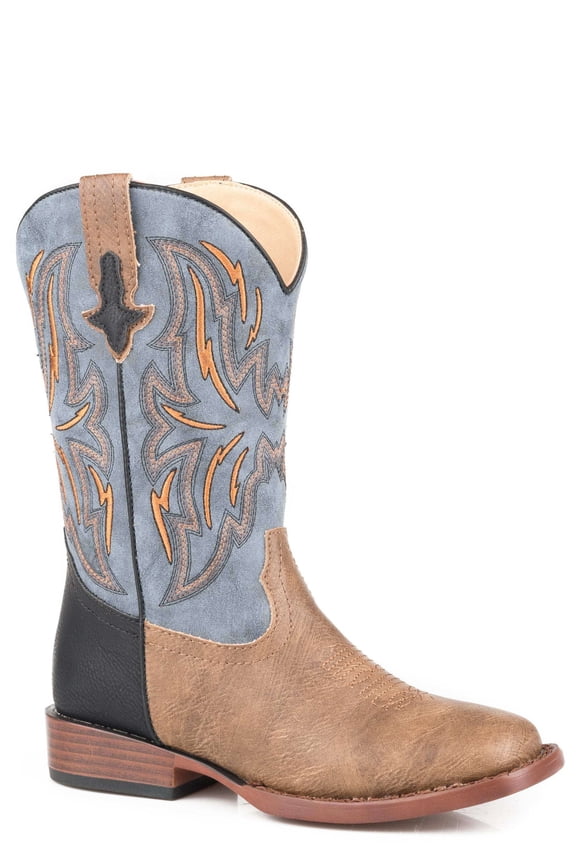 Boys Dalton Square Toe Cowboy   Mid Calf Boots