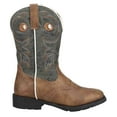 thumbnail image 1 of Roper Boys Daniel Distressed Saddle Embroidery Square Toe Cowboy   Mid Calf, 1 of 4